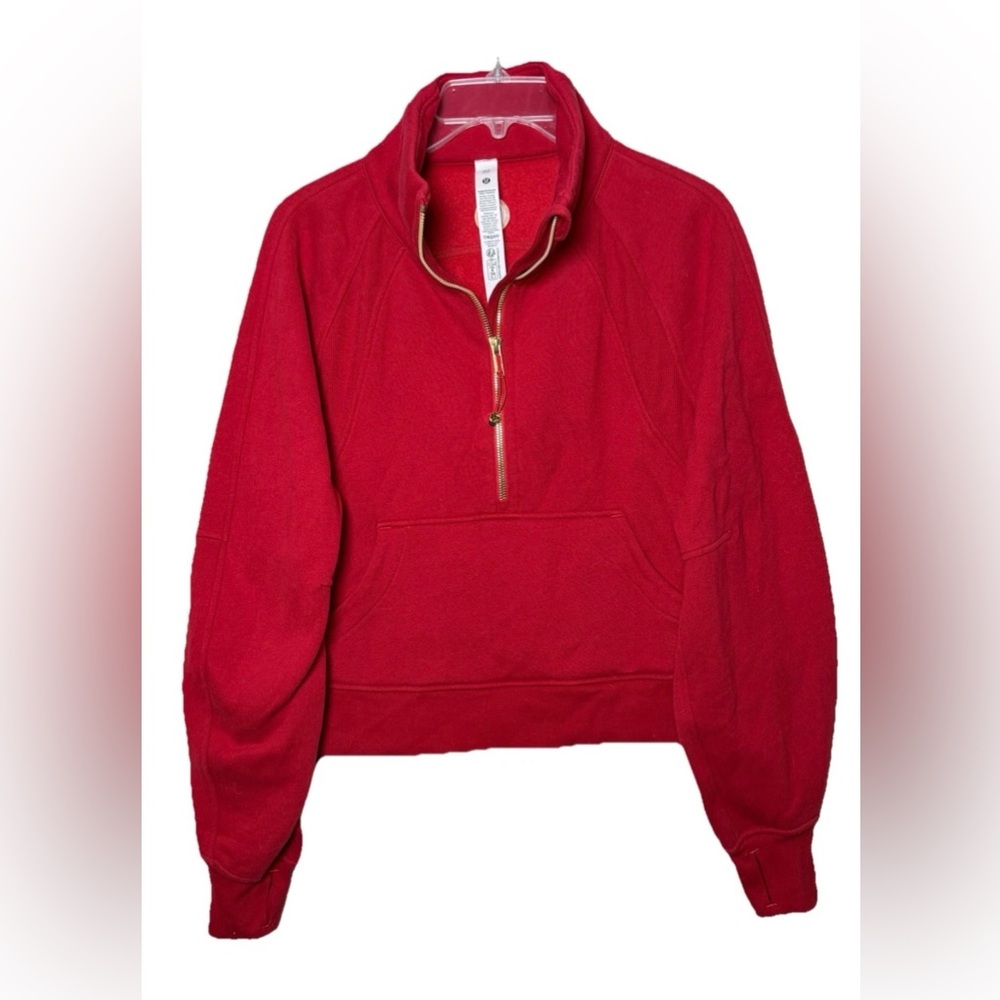 Lululemon Lunar New Year 2025 Red & Gold Scuba Funnel Neck XS/S